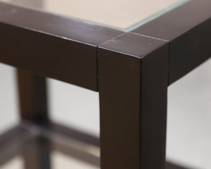 Restoration Hardware Hutton Open Display Table in Black