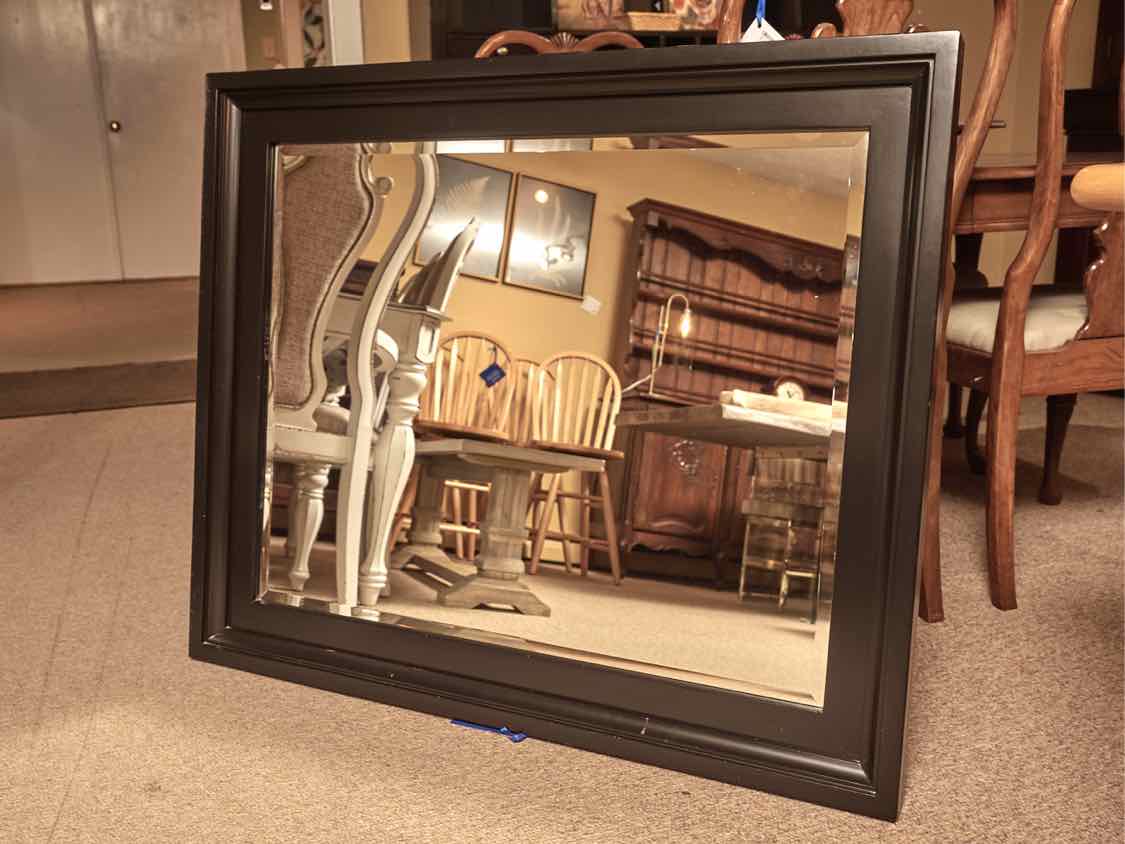 Black Finsh Framed  Mirror