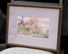 Vintage Watercolor Church I