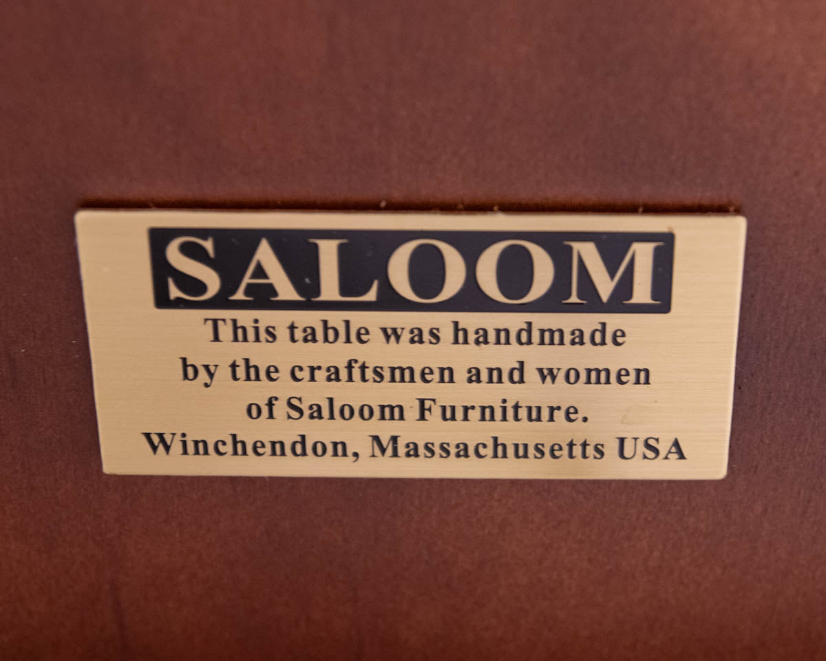 Circle Furniture Mahogany Wood Finish Mission Style Dining Table