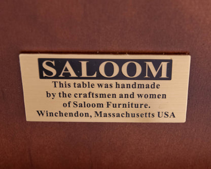Circle Furniture Mahogany Wood Finish Mission Style Dining Table