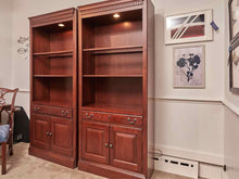 Hooker Furniture Cherry 2 Shelf , Drawer 2 Cabinet Doors  Bookcase