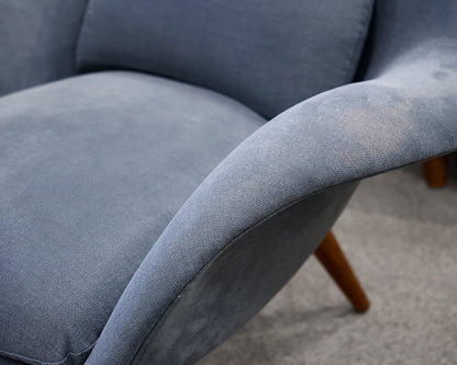 Design Within Reach 'Fredericia' Upholstered Chair and Ottoman