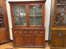 Antique Mahogany 2-Piece Hutch
