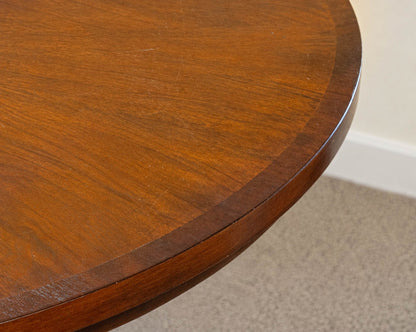 Arteriors Walnut Round Pedestal Table