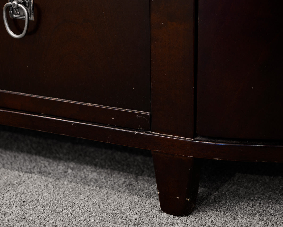 Mitchell Gold + Bob Williams Mahogany Demilune Accent Chest