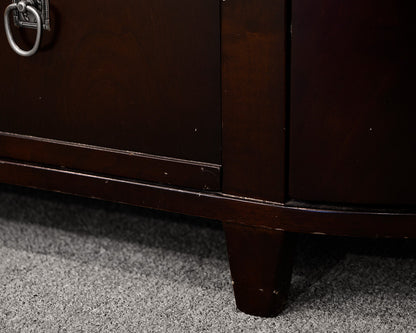 Mitchell Gold + Bob Williams Mahogany Demilune Accent Chest