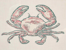 Framed Giclee: "Crab on White Linen"