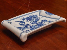 Blue & White Porcelain Soap Dish