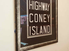 Framed Under Glass  Reproduction Vintage  New York City's Subway Roll Sign