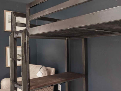 Restoration Hardware Twin 'Industrial Loft Study' Bunkbed