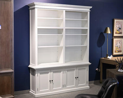 White 2-Piece Hutch