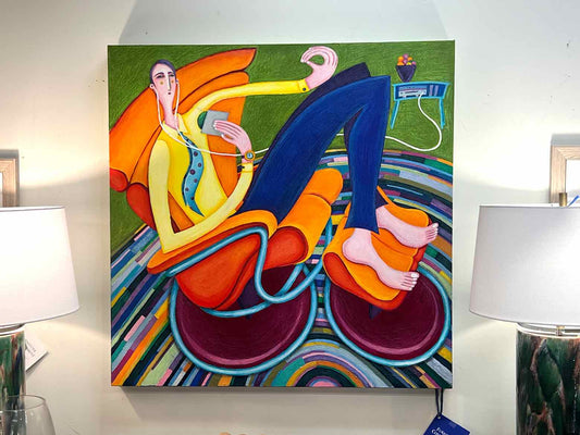 Kenny Mac Original Art 'Circular Comfort'