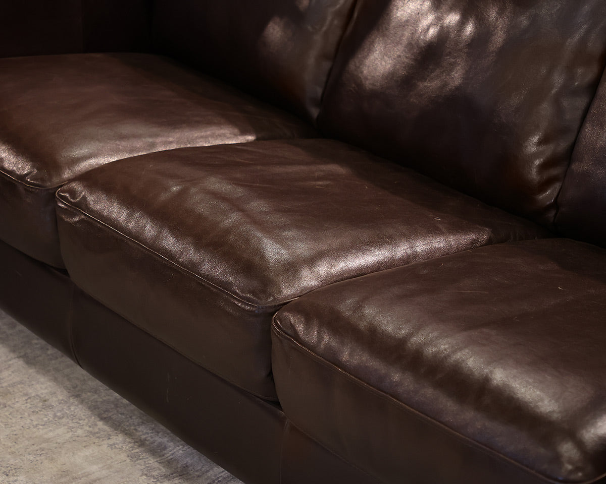 Bassett Leather Sofa