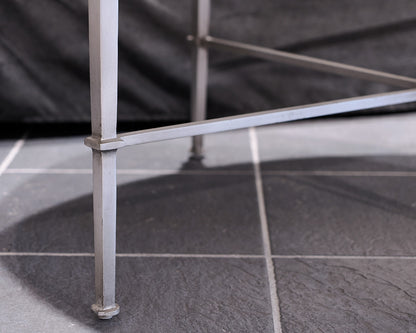 Lillian August Round Antique Mirrored Cocktail Table