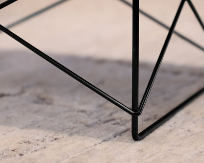 Pair of Eames Stone Top Side Tables
