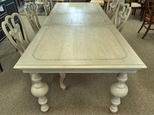 Universal Grey Driftwood Finish Table & 8 Chair Set