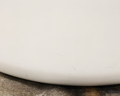 CB2 Cap 35" Ivory Cement Cocktail Table