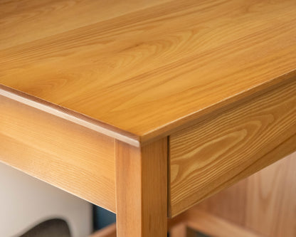 Vermont Tubbs Ash Desk W/ Hutch Top