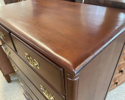 Solid Mahogany 6 Drawer Chest