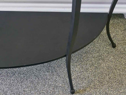 Wrought Iron Demilune Consoles