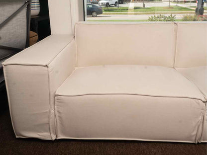 Rove Concepts 'Porter' 2 Piece Sectional In Alesund Mondern Felt Upholstery