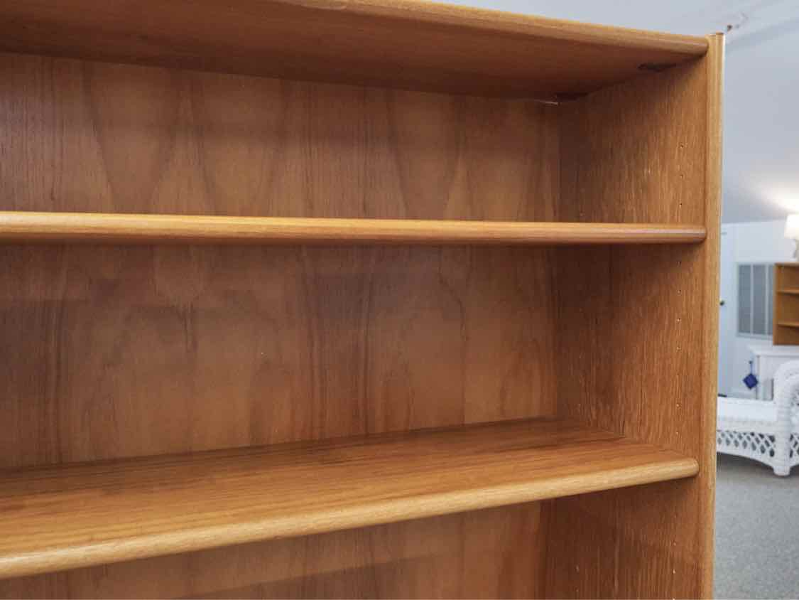 Jesper / Denmark Teak  Bookcase with 4 Adjustable Shelves