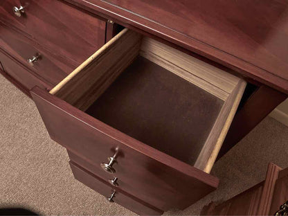 Hamilton & Spill  Cherry Finish 9 Drawer Dresser