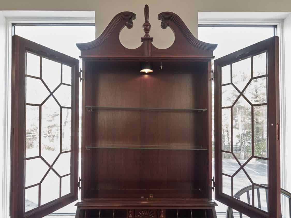 Jasper Cabinet Mahogany Drop Front  Secretary Desk