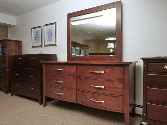 Mastercraft  Ash 6 Drawer Dresser with Mirror