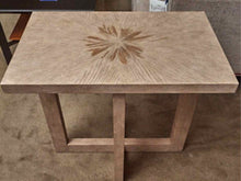 Basset Bleached Finish Side Table