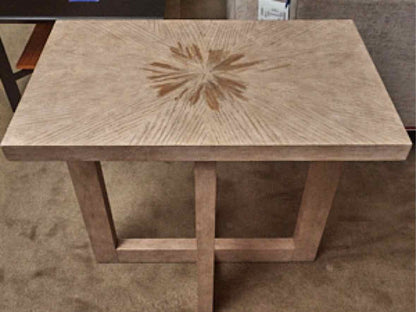 Basset Bleached Finish Side Table