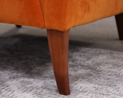 Carmenes Orange Accent Chair