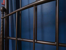 Black Metal Twin Arch Bed