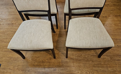 Set of 6 Espresso Dining Chairs