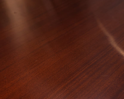 Handcrafted Oval Mahogany Dining Table by David Alberghini