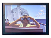 Alex Colville 'To Prince Edward Island' Museum Quality Print Black Frame