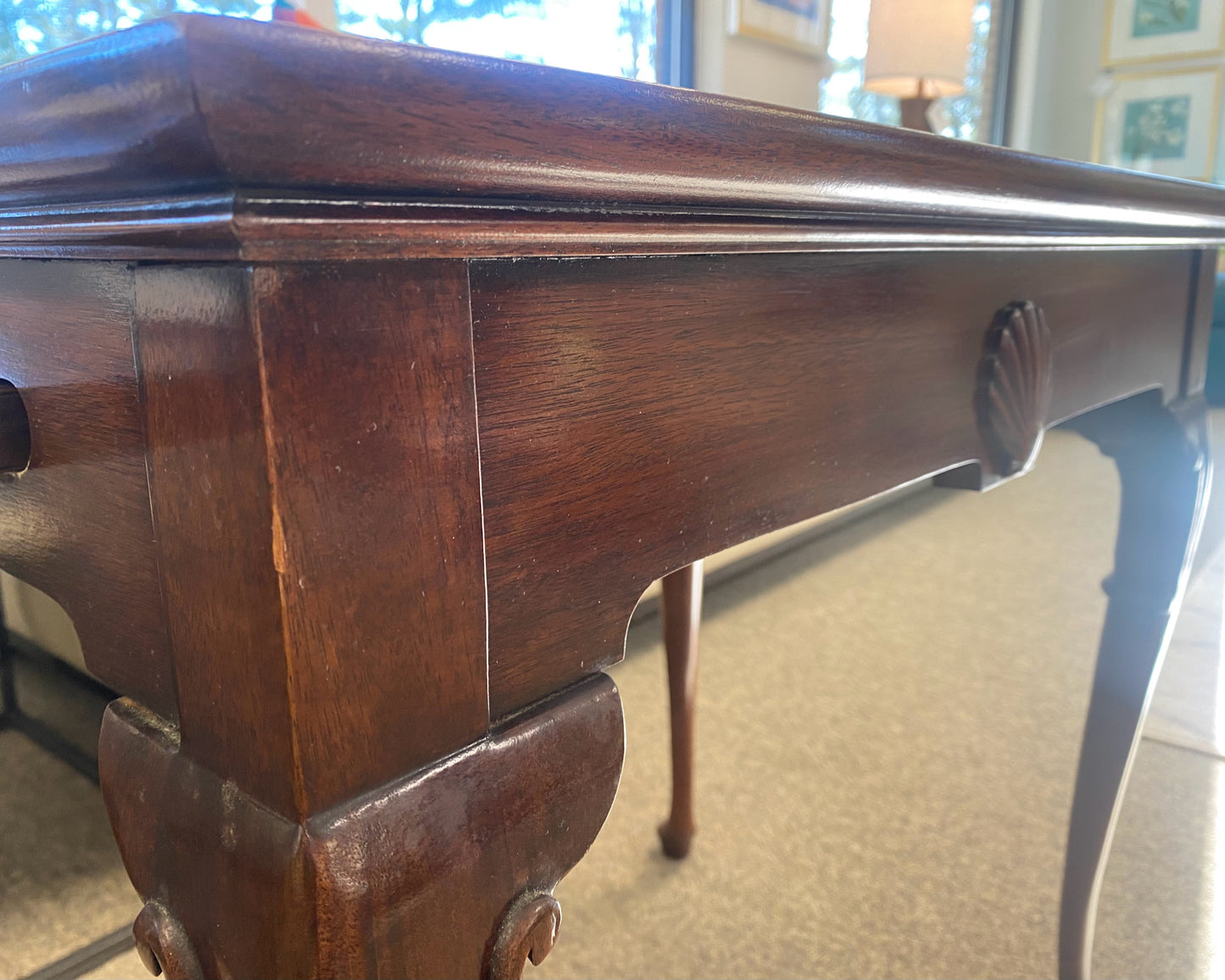Solid Mahogany Tea Table