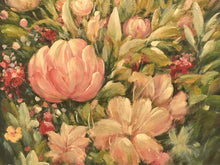 'Floral Burst' Print in Driftwood Floater Frame