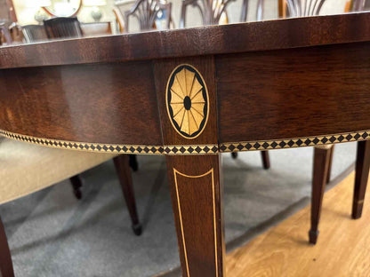Stickley Federal Style Mahogany Dining Set w/ 8 Chairs