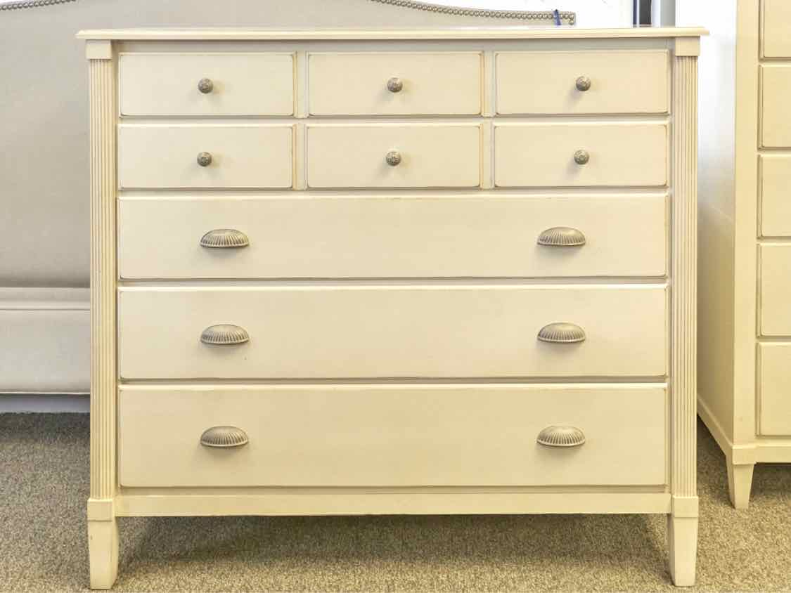 Ethan Allen 'Swedish Home' Cream Five Drawer Chest