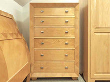 Poplar Wood 6 Drawer Contemporary Chest