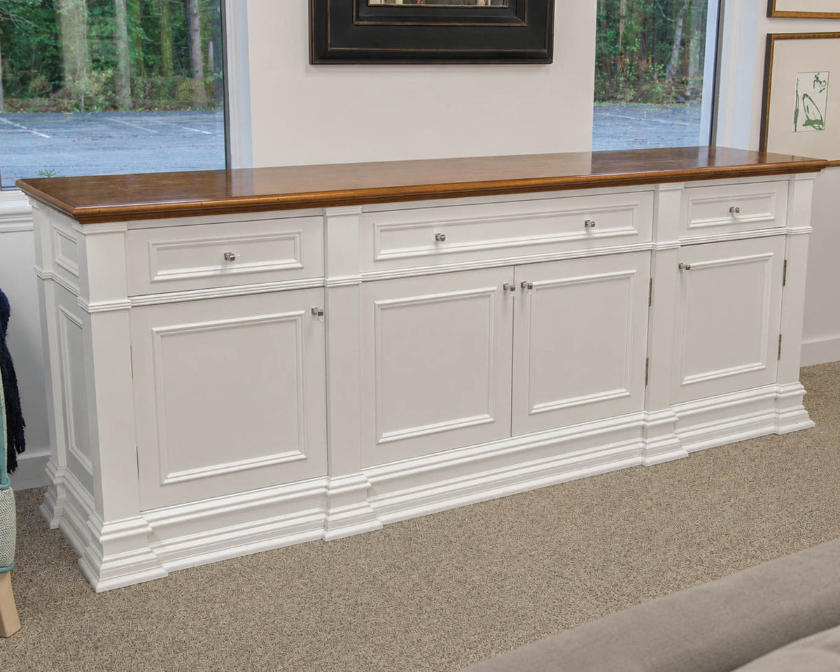 Solid Wood Two Tone Sideboard