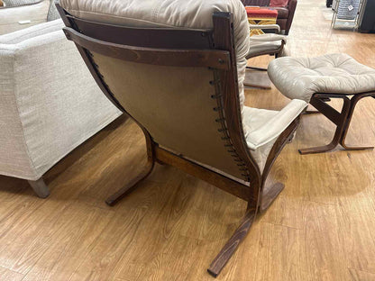 Pair of Westnofa 'Siesta' Armchairs and Ottoman