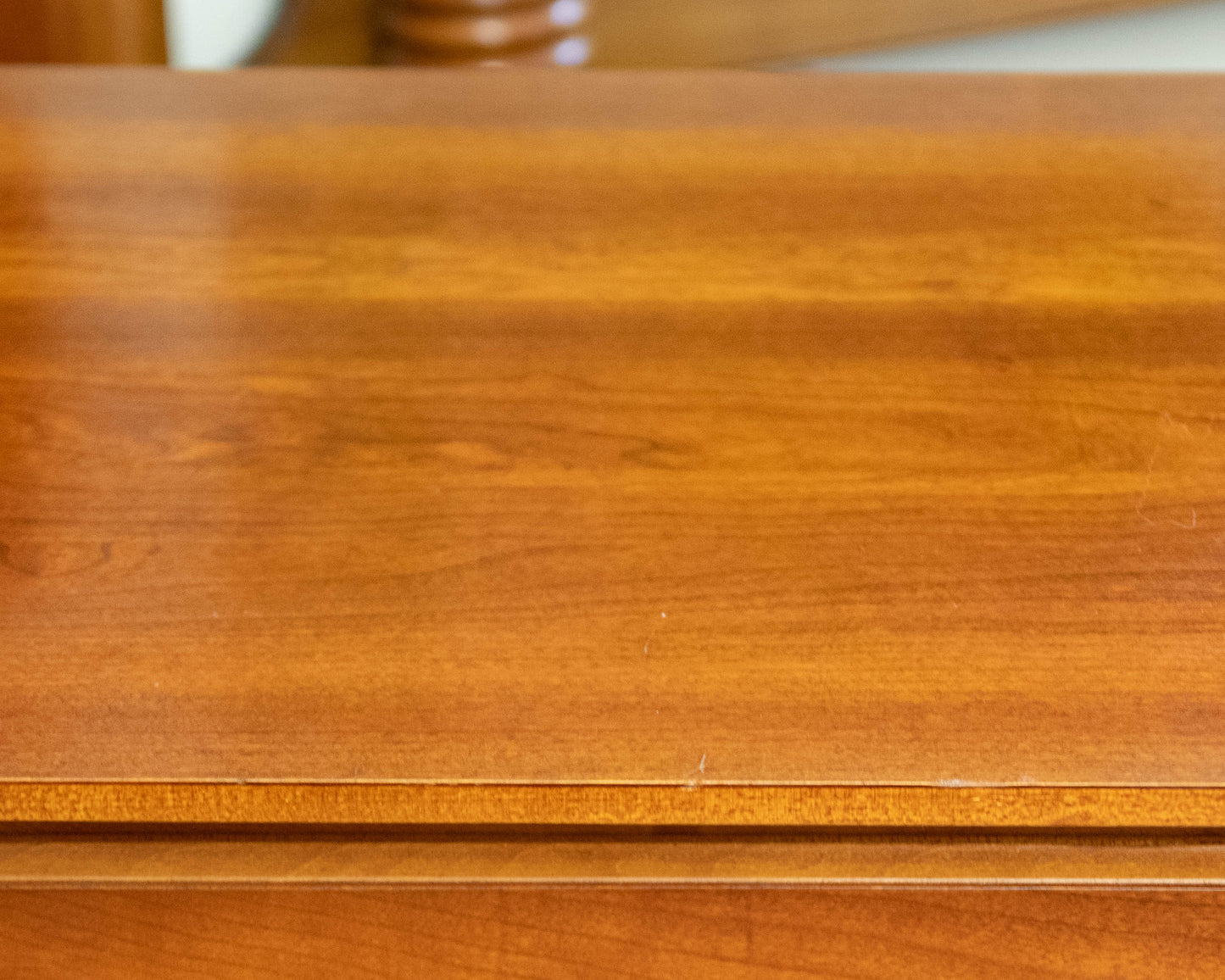 Thomasville Impressions Triple Dresser in Cherry with Wood Pulls