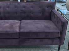 Room & Board Holmes Mid-Century Sofa in Eggplant