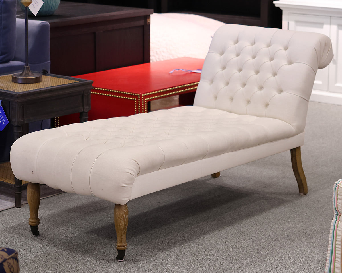 Pottery Barn Tufted Lounge Chair