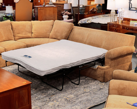Highland House Curved Sectional Queen Sleeper