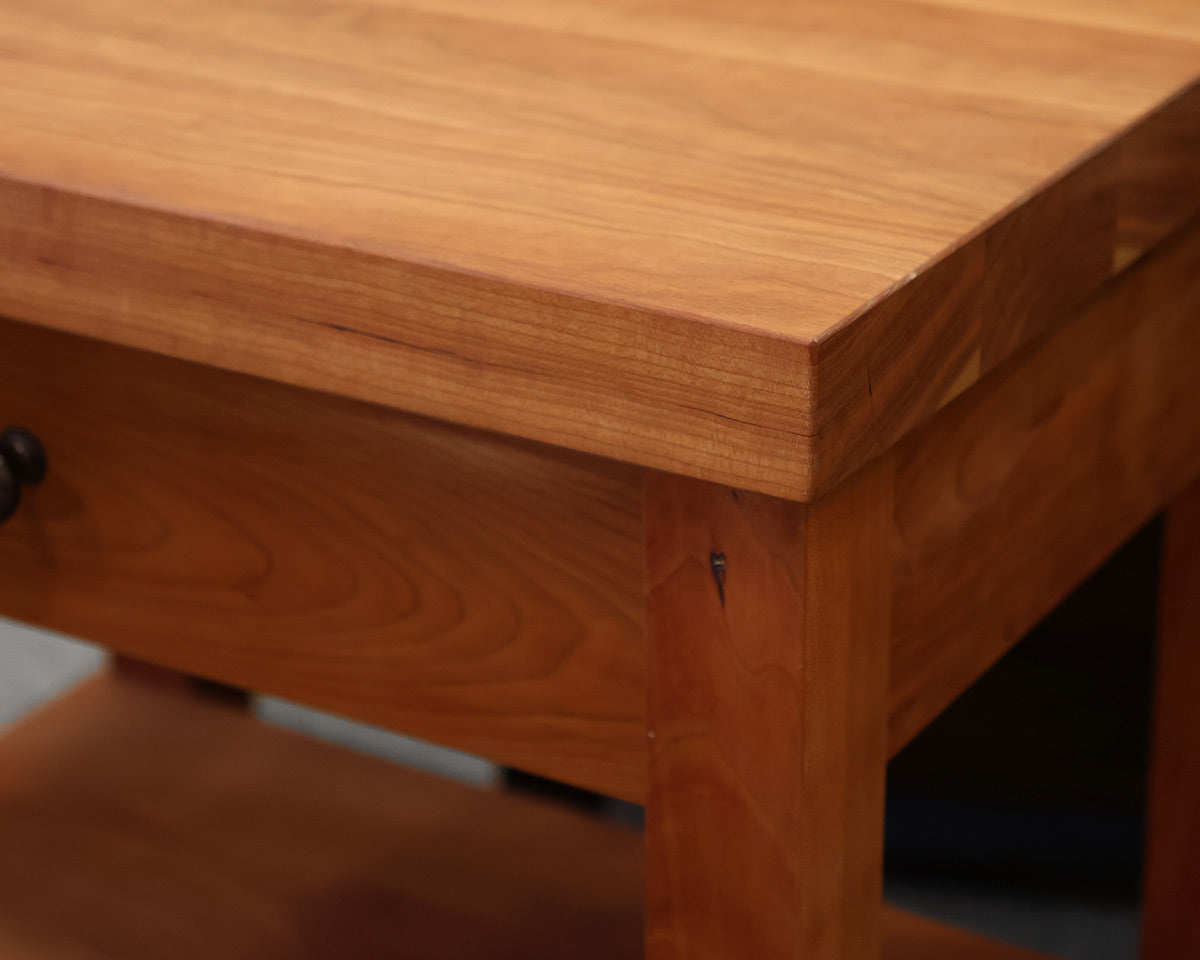 Pair of Custom Cherry Saltwoods Nightstands