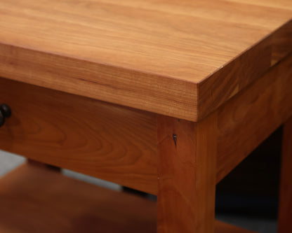 Pair of Custom Cherry Saltwoods Nightstands